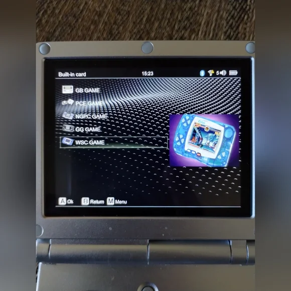 Anbernic RG35XX SP Flip Linux Handheld Game Console GBA 64GB card. - Picture 6 of 8